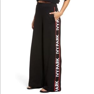 Ivy Park flat knit wide leg pants